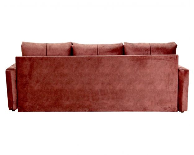 Угловой диван-кровать Дали бордо 